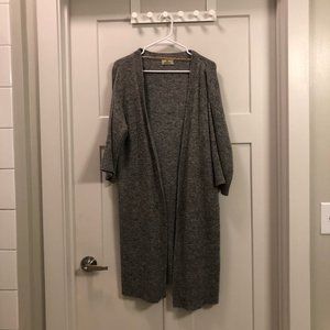 Stussy Grey Knit Cardigan Size 8